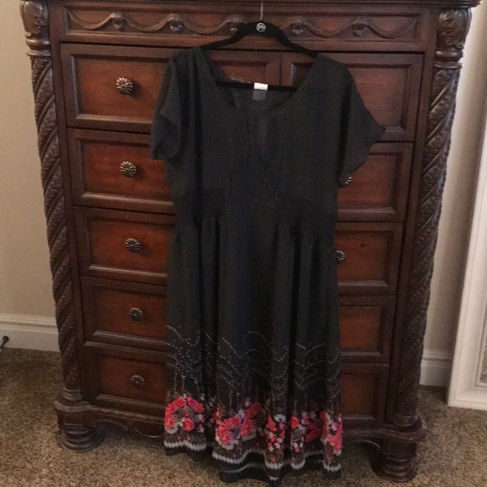 Free People Chiffon Midi Dress